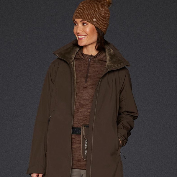 Mountain Horse Womens Stella Softshell Parka Coat 33250 - Brown